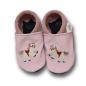 Preview: Krabbelschuhe Pferd auf rosa